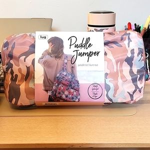 NWT Lug Puddle Jumper Packable Tote in Camo Rose